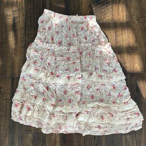 Tricot Commes de Garçon floral skirt
